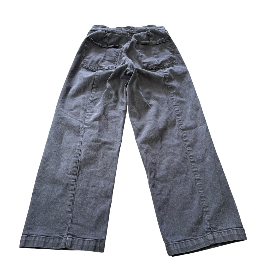 Madewell Emmett Wide Leg Crop Pants Women's Size 28 Gray High Rise Casual - Picture 2 of 10